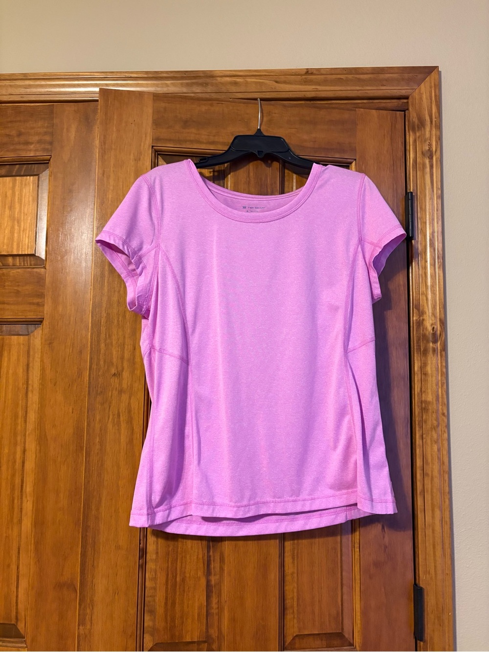 Tek Gear Pink Performance Short-Sleeve Women's Athletic Top